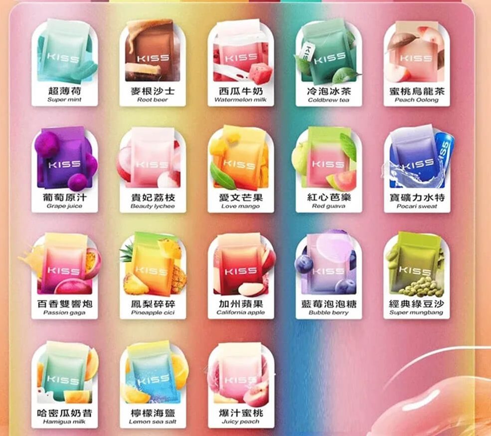 KIS5 凱斯5號一代煙彈｜高效霧化芯 精準導油 透明外殼 1代主機通用