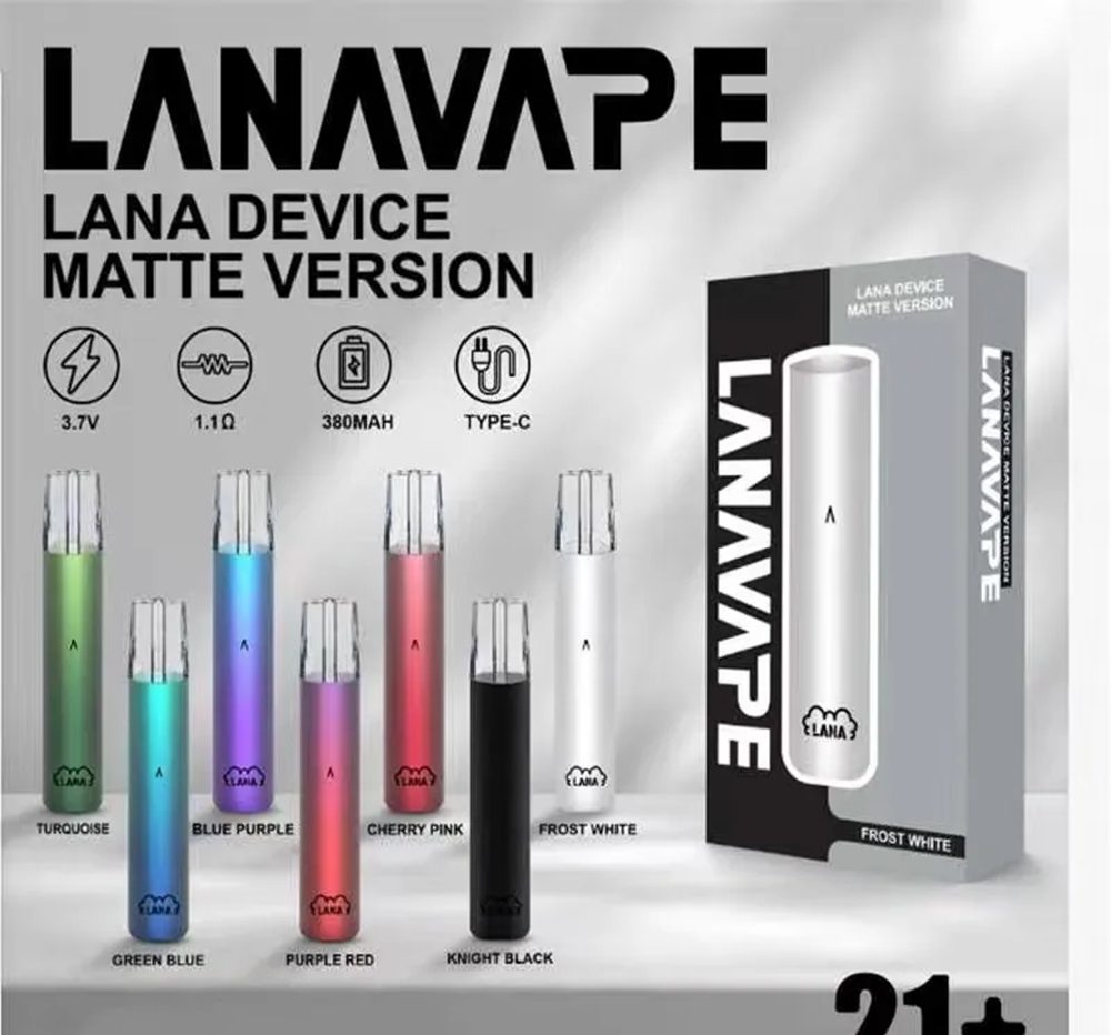 LANA 一代電子煙主機｜380mAh 無按鍵吸氣啟動 Type-C 1代煙彈通用 LED電量指示