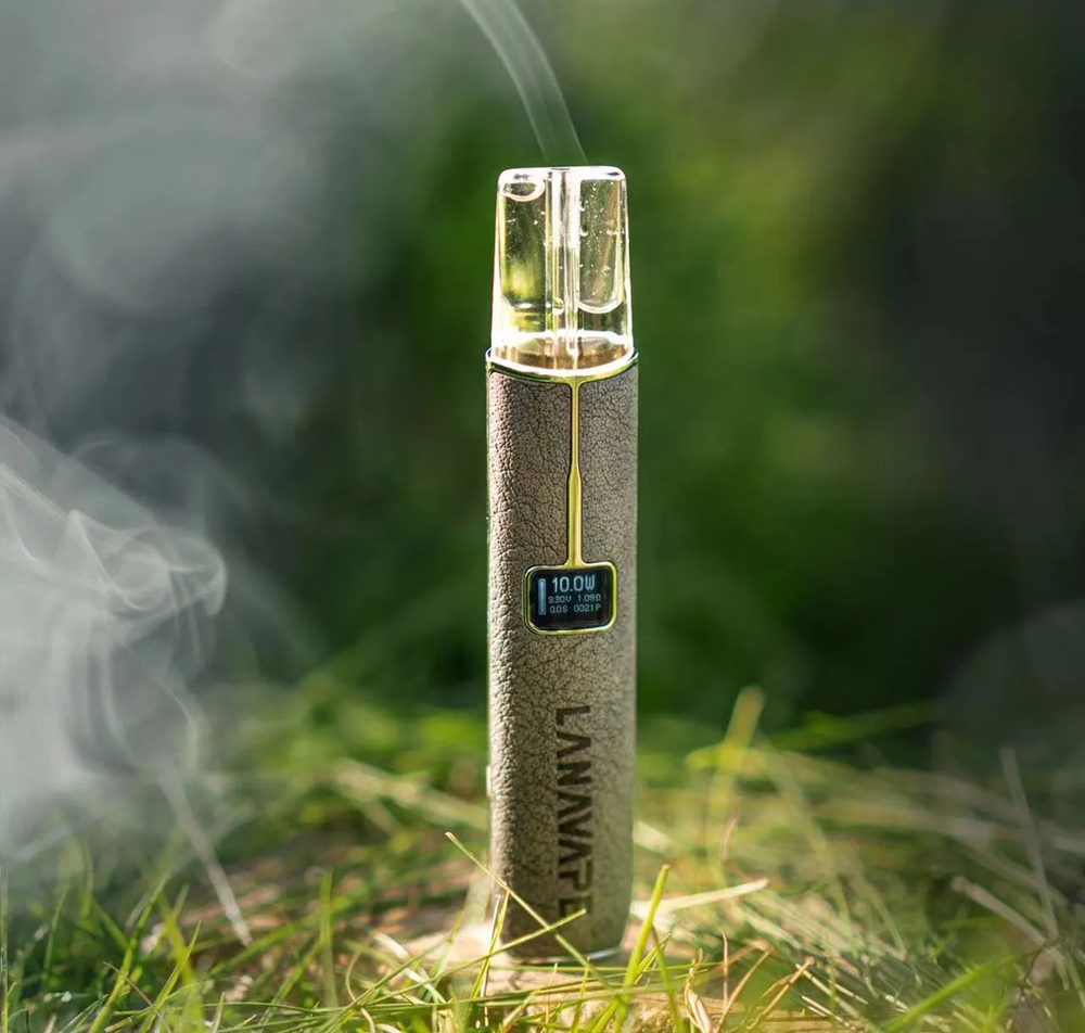 LANA 革調系列皮革主機｜皮革材質 液晶顯示屏 雙檔8W/10W 1代菸彈通用