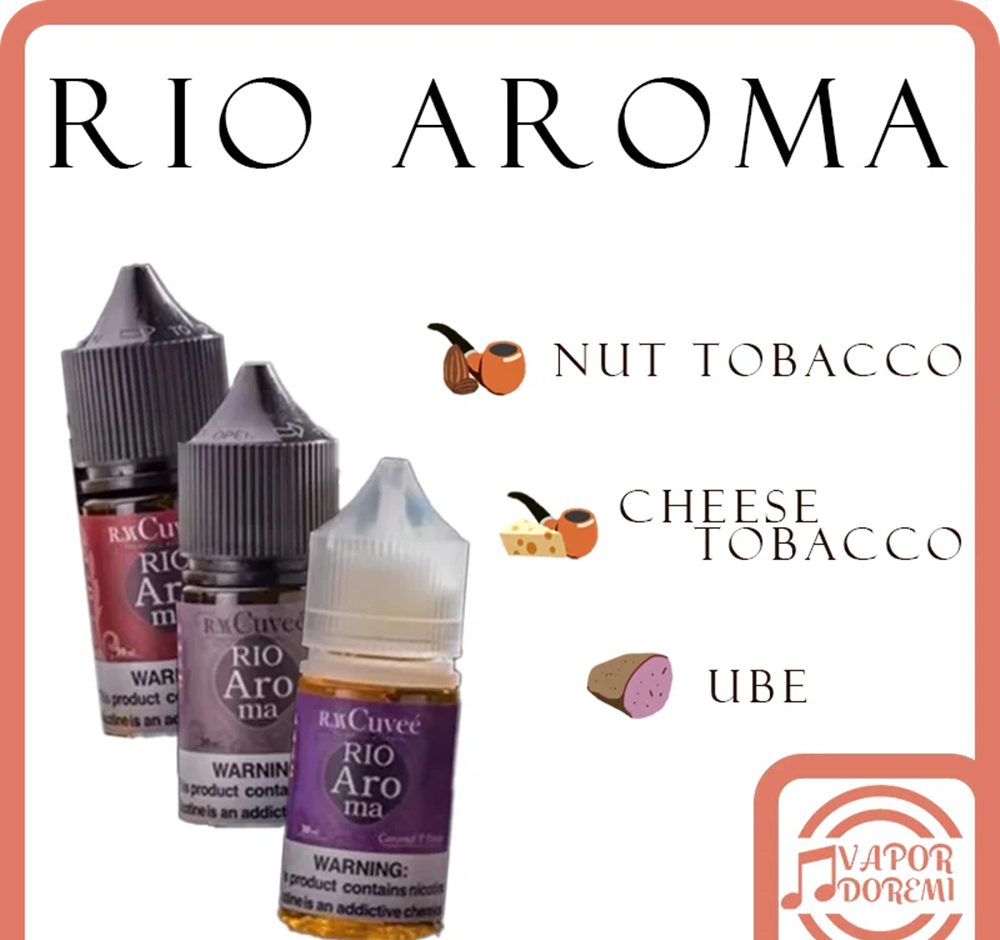 Rio Aroma 里約愛羅馬煙油｜30ml 馬來西亞原裝 4款獨特口味 0mg/30mg雙濃度
