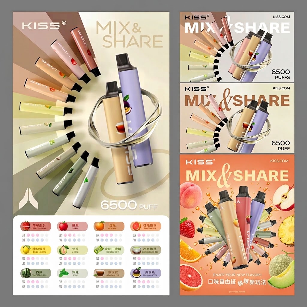 KIS5 6500 口｜拋棄式電子煙 無需充電 12ml 穩定霧化 吸氣即啟動